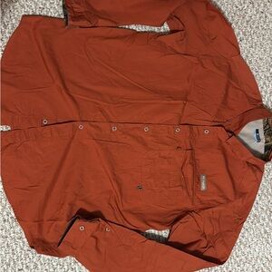 Columbia Men's Burnt Orange Shirt Jacket